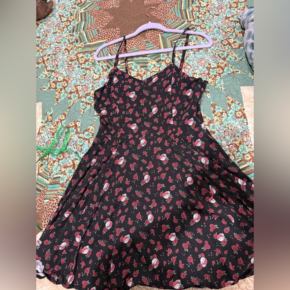 Grateful Dead by junk food spaghetti strap dress size large - Picture 4 of 9